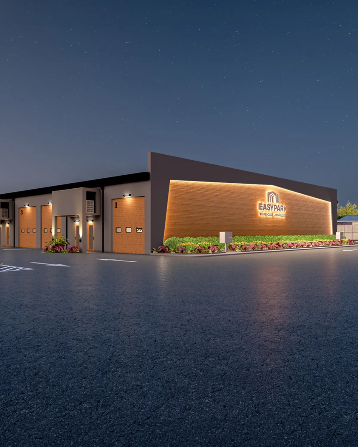 EasyPark Punta Gorda warehouse exterior