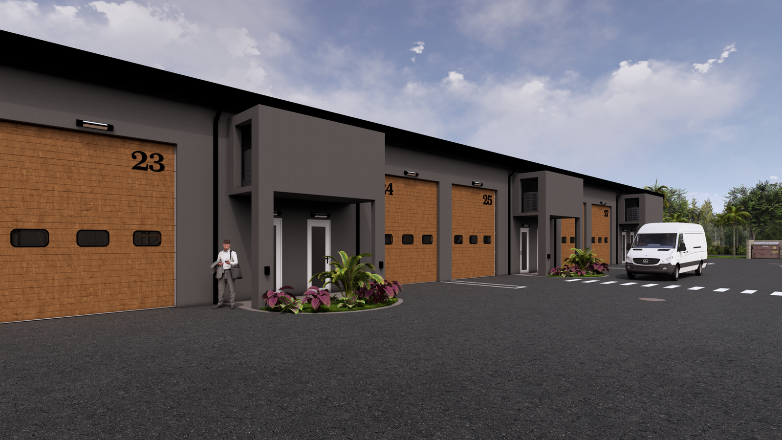 Easypark Front View Night